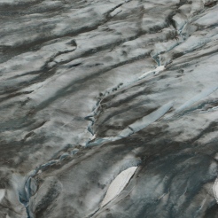 Glacial melt ribbons, glacial textures, Exit Glacier, AK